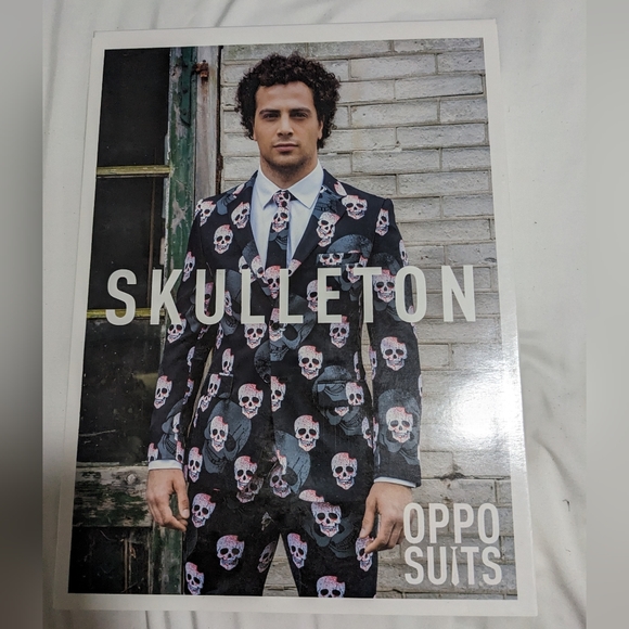 Opposuit Skulleton 3 Piece (tie, jacket and pants) Suit - Picture 1 of 6